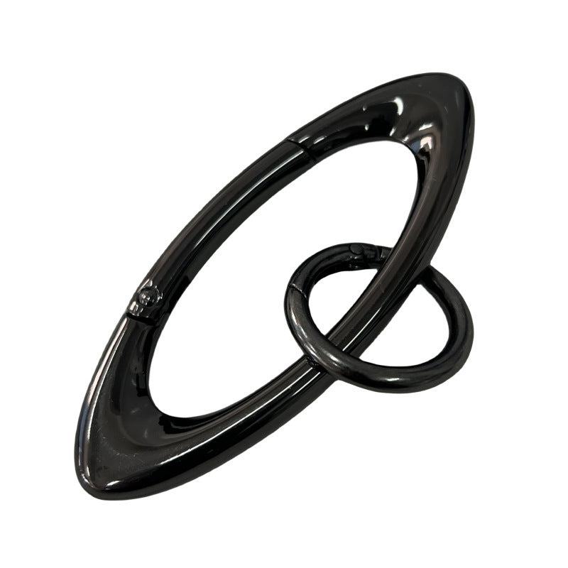 Oval Keychain Climbing Button Carabiner