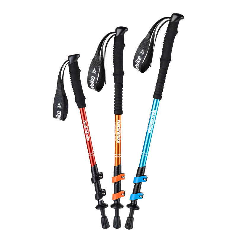 Outdoor Trekking Poles With Three Sections