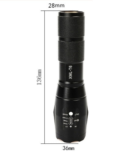 Portable Mini Flashlight Torch Light