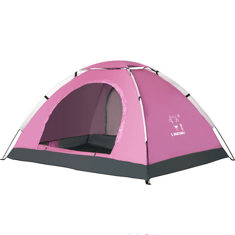 Single-layer tent camping outdoor