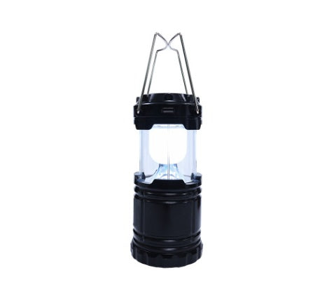 COB camping outdoor portable telescopic lantern