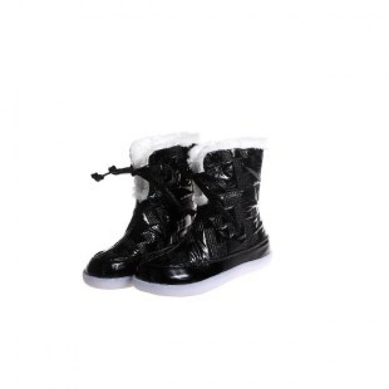 Snow boots women's waterproof high-top boots