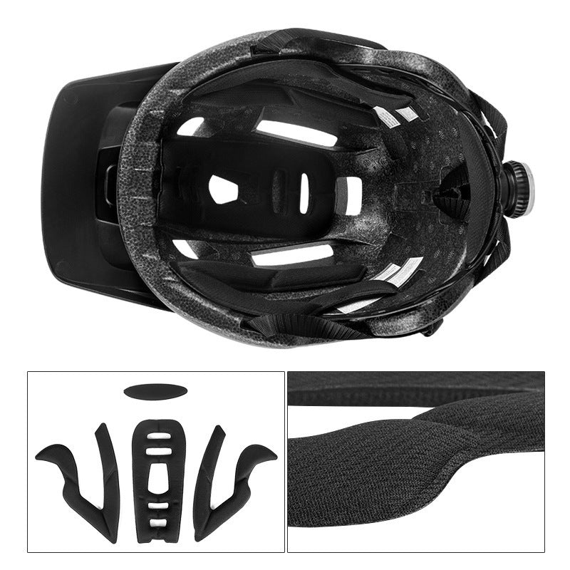 Bicycle helmet road bike integrated
