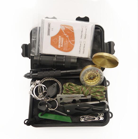 Multifunctional wild survival kit