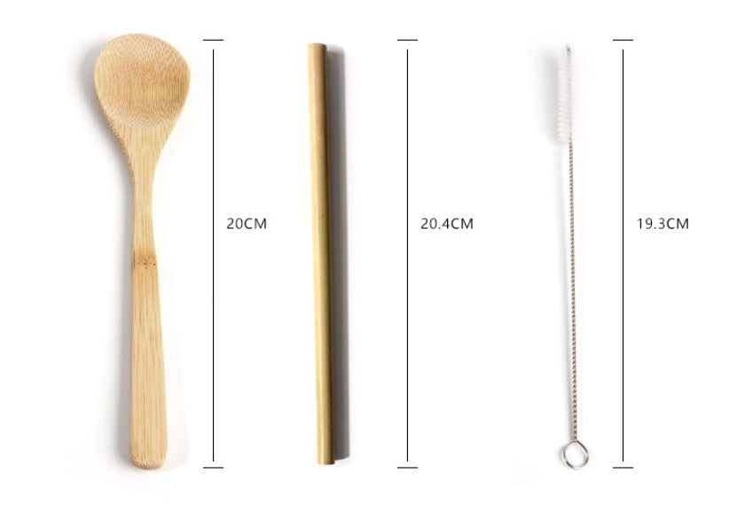 Bamboo Utensils Wooden Cutlery Set