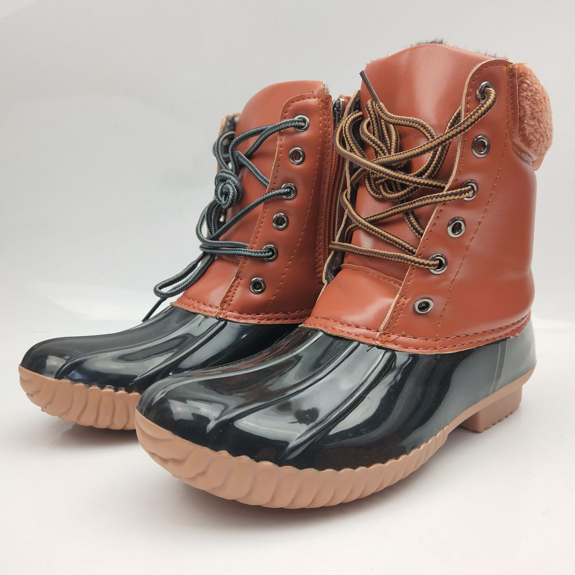 Outdoor waterproof duck boots