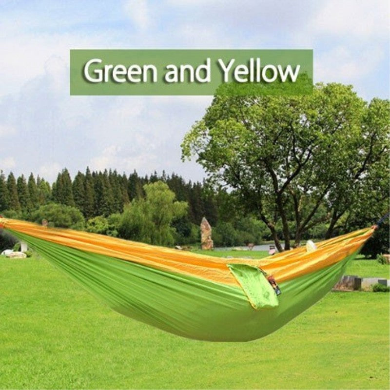 Portable Nylon Parachute Outdoor Double Hammock