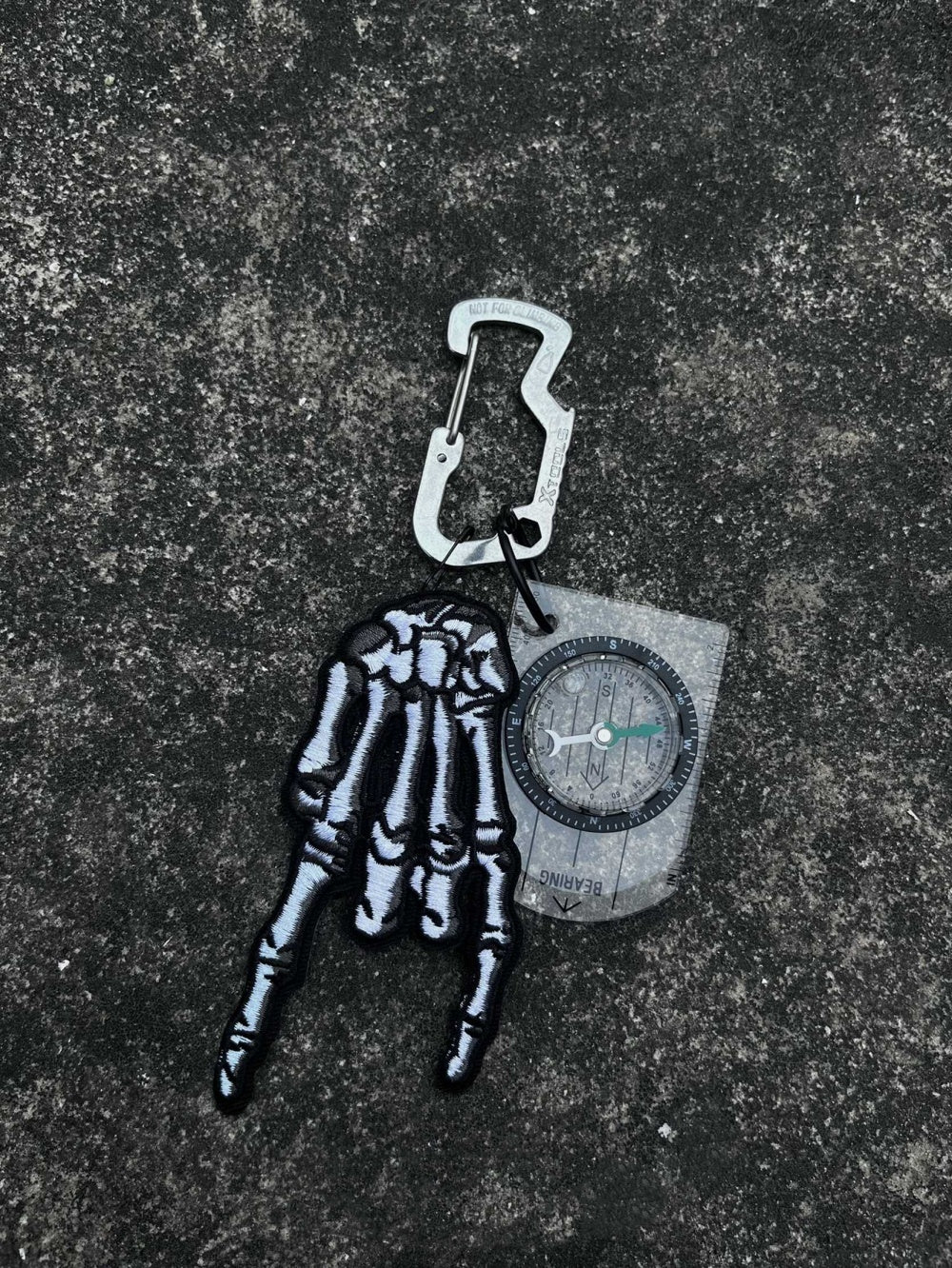 Keychain Accessories Climbing Button Carabiner