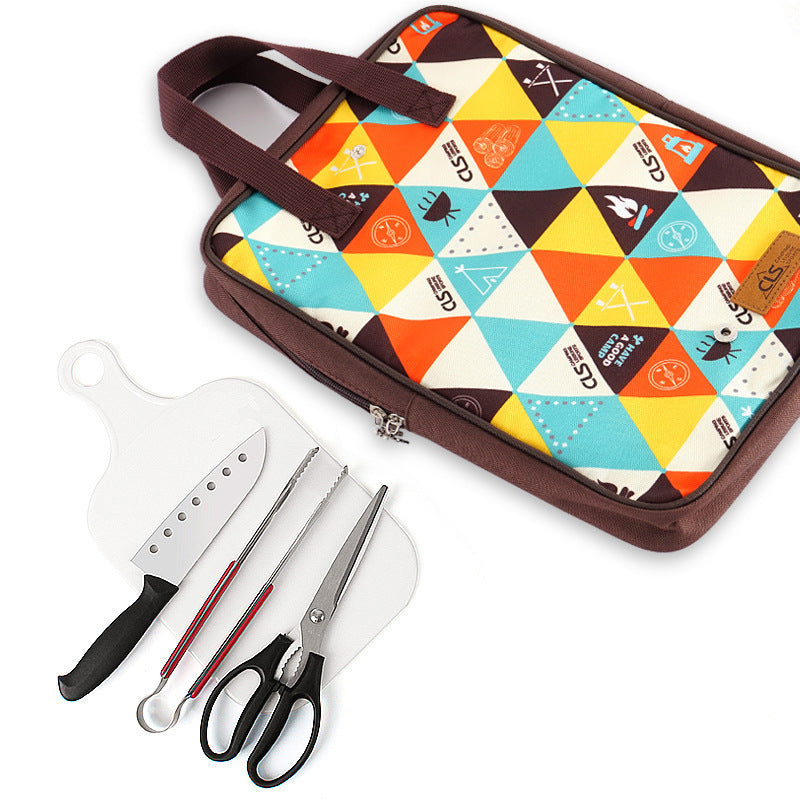 Outdoor Cookware Five-Piece Set Camping Barbecue