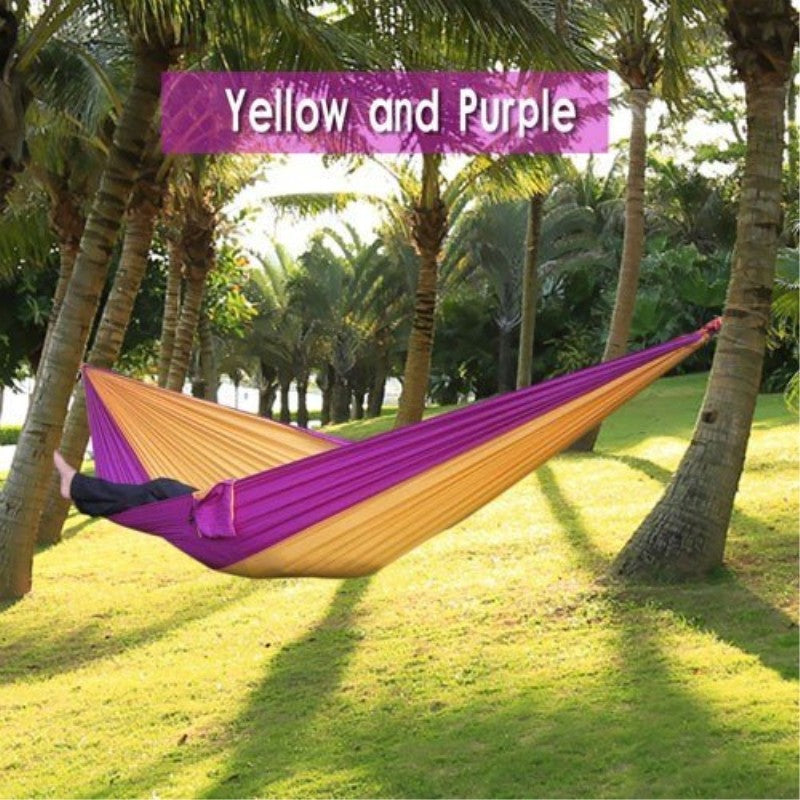Portable Nylon Parachute Outdoor Double Hammock
