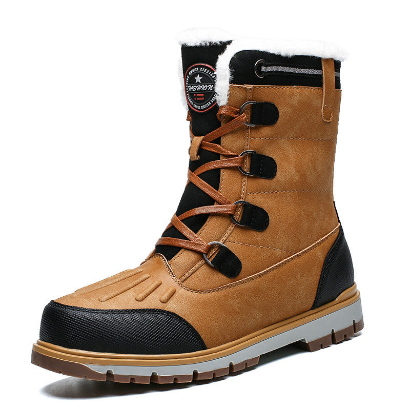 Warm Snow Boots Men's Waterproof