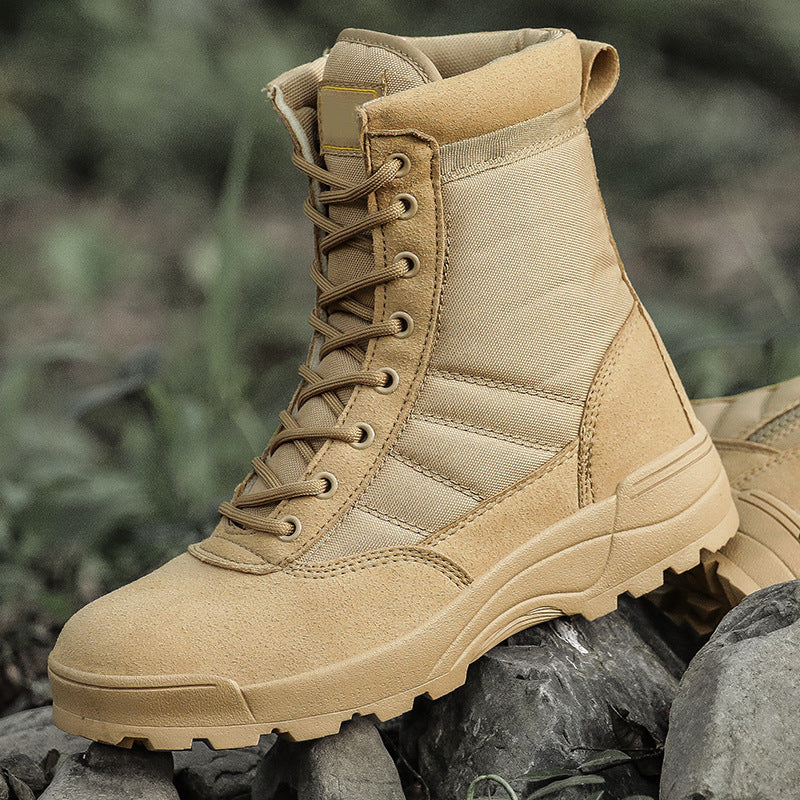 Desert combat boots hiking shoes