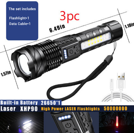 White Laser Waterproof Light Flashlight