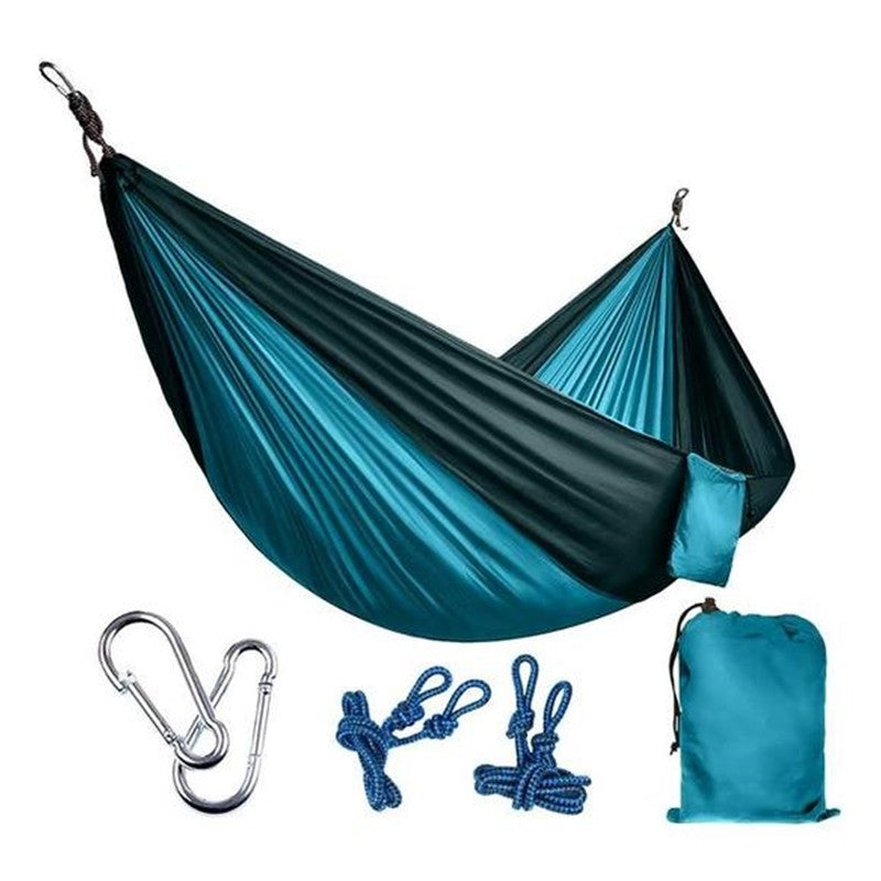 Portable Nylon Parachute Outdoor Double Hammock