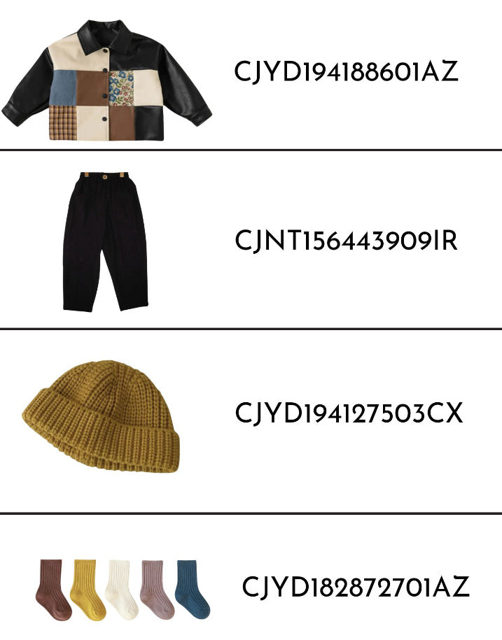 Baby Autumn And Winter Kids' Overcoat Boy's Leather