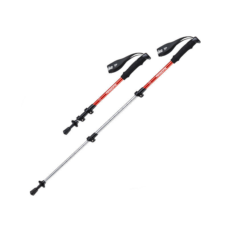 Outdoor Trekking Poles With Three Sections
