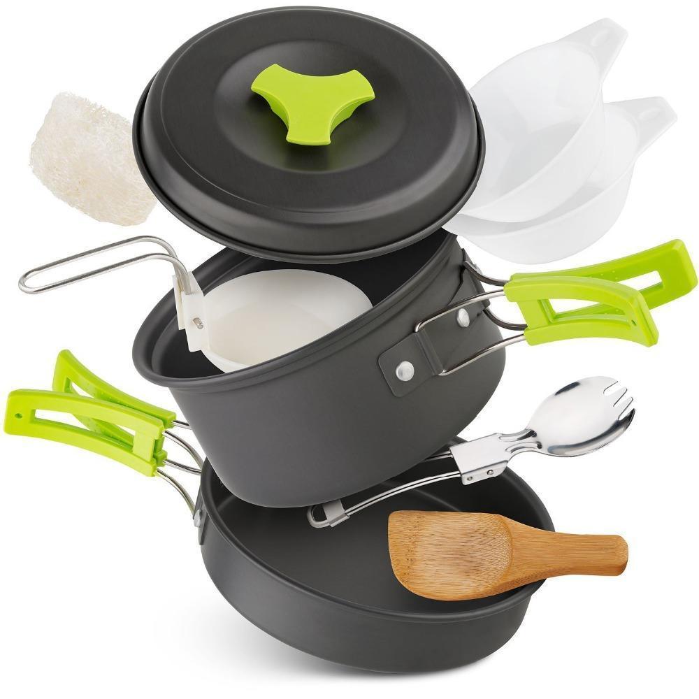Outdoor cookware 1-2 people camping set