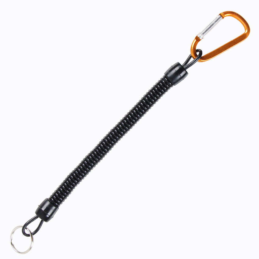Carabiner spring rope