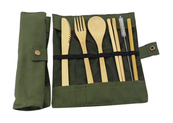 Bamboo Utensils Wooden Cutlery Set