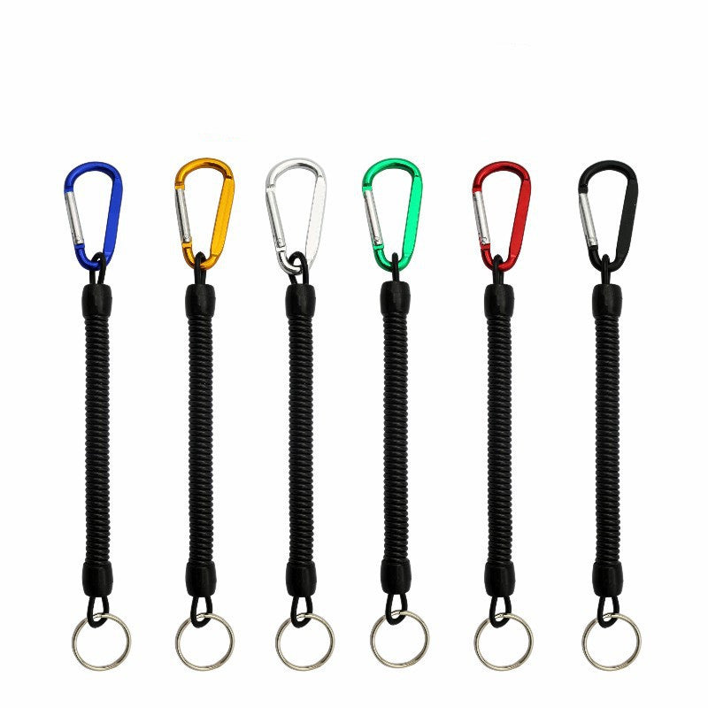Carabiner spring rope