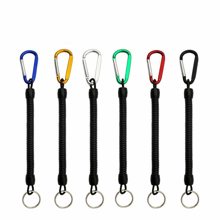 Carabiner spring rope