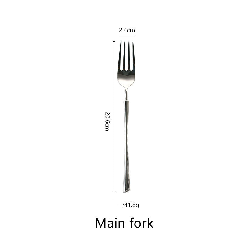 Silver Western Stainless Steel Cutlery Set