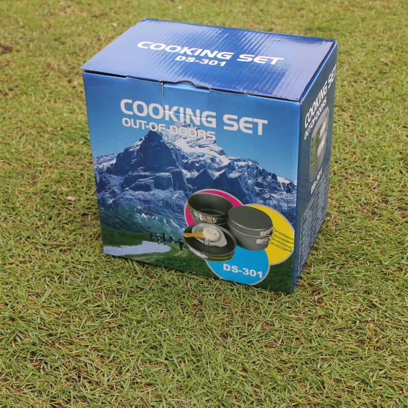 Outdoor Portable Cookware 2-3 Person