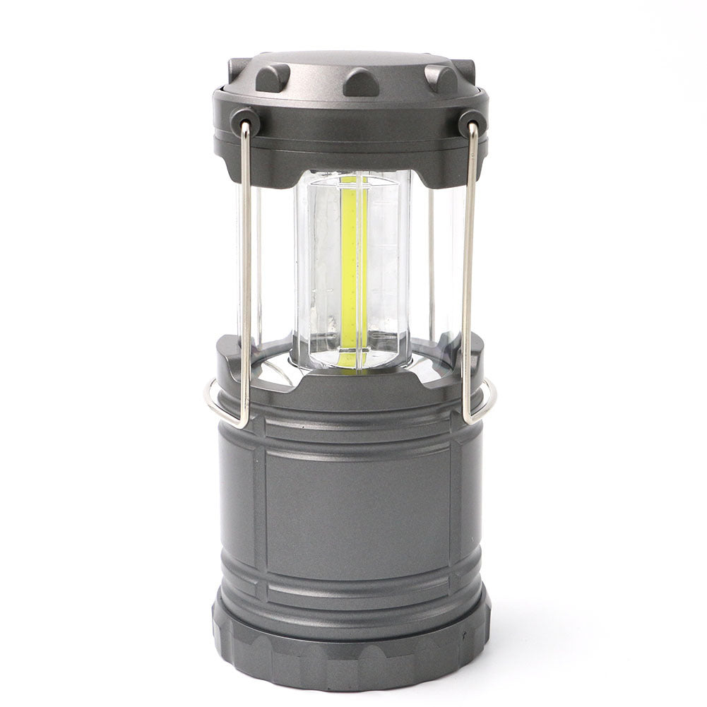 COB camping outdoor portable telescopic lantern
