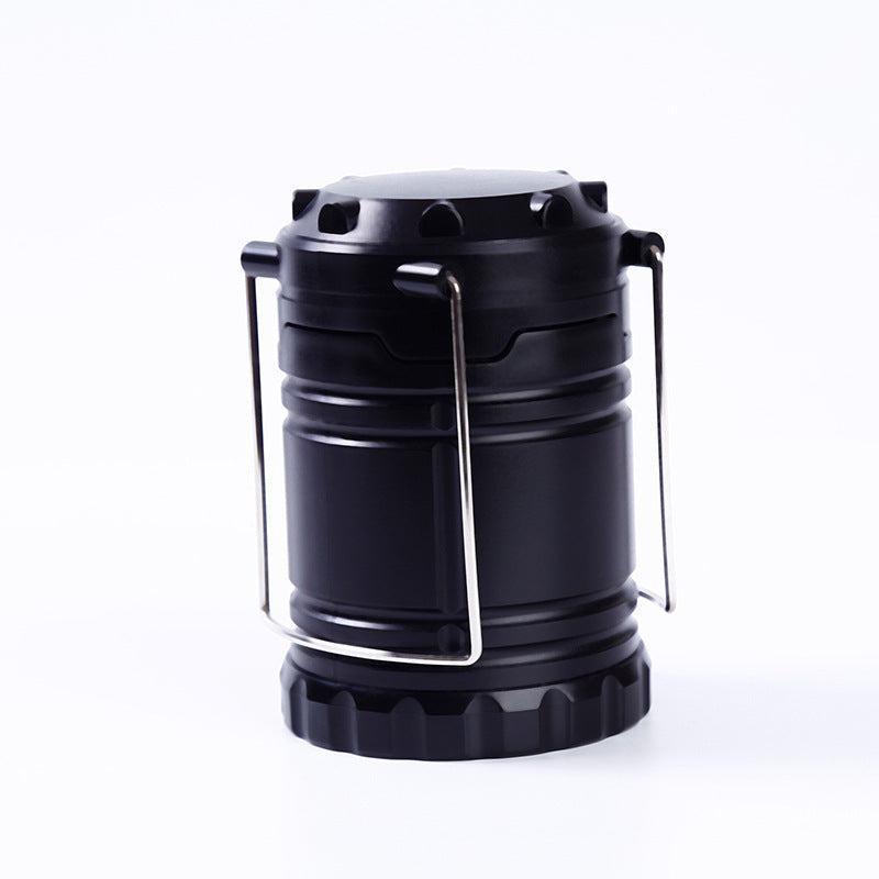 COB camping outdoor portable telescopic lantern