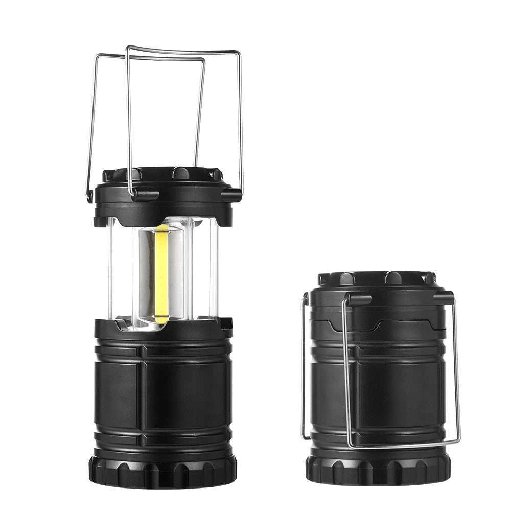 COB camping outdoor portable telescopic lantern