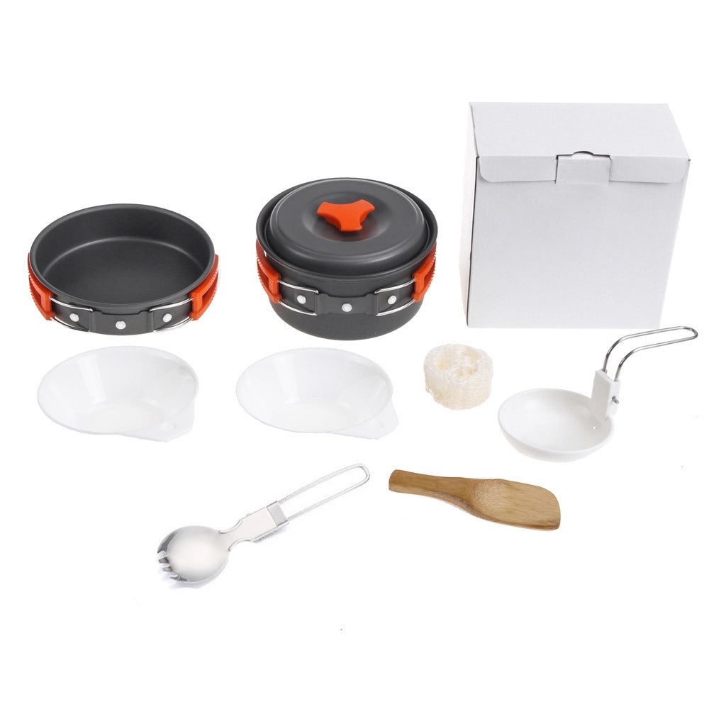 Outdoor cookware 1-2 people camping set