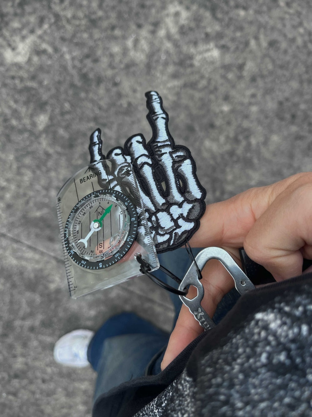 Keychain Accessories Climbing Button Carabiner