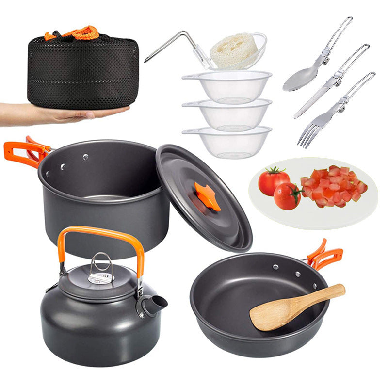 Camping Combination Pot Folding Mini Cookware