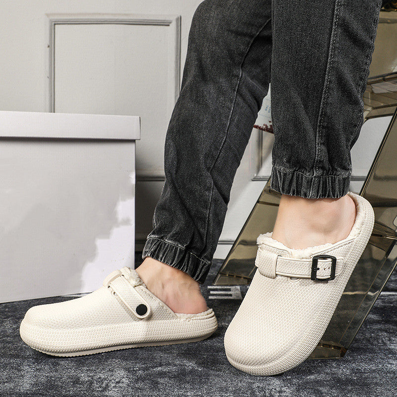 Autumn Travel Fleece-lined Slippers