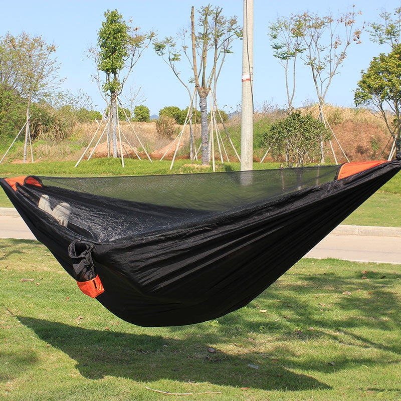 Portable Nylon Parachute Outdoor Double Hammock