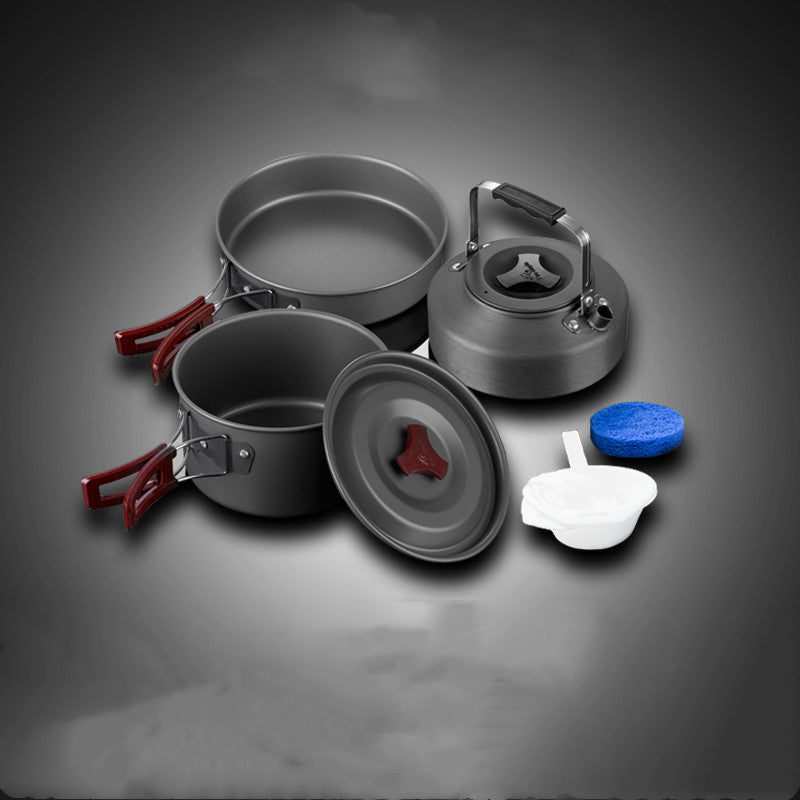Picnic cookware set camping pot