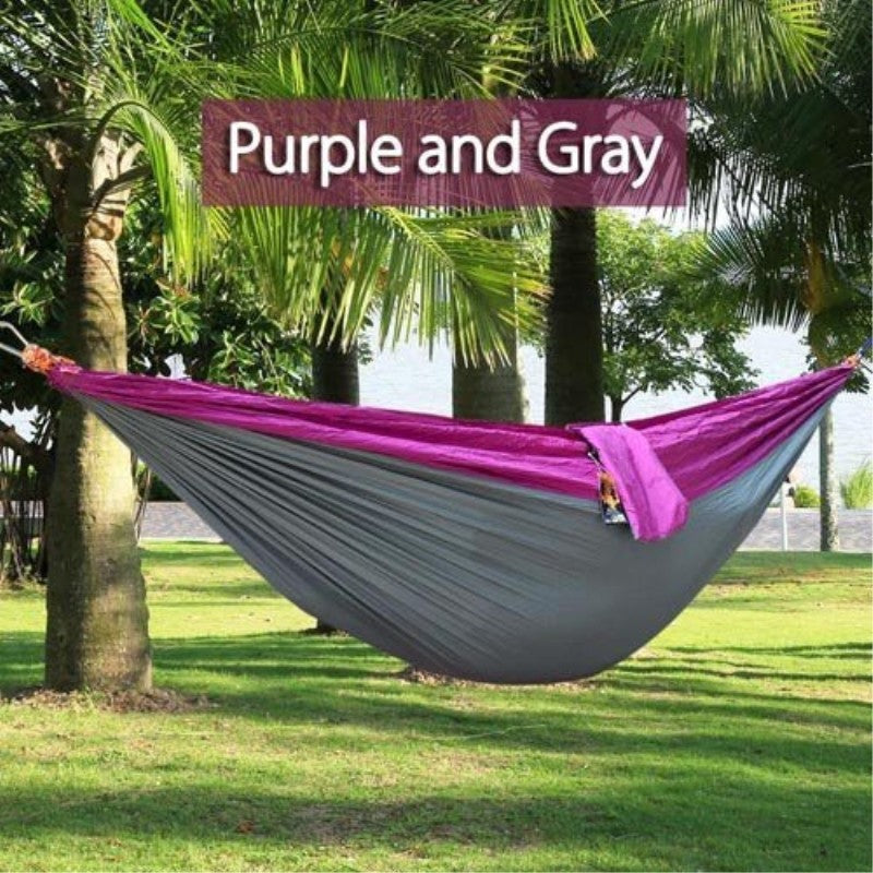 Portable Nylon Parachute Outdoor Double Hammock