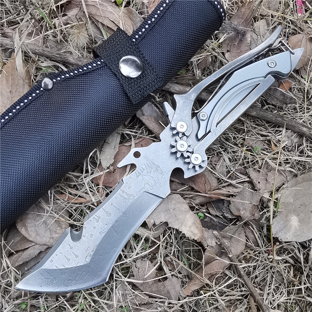 Mechanical Camping Straight Knife