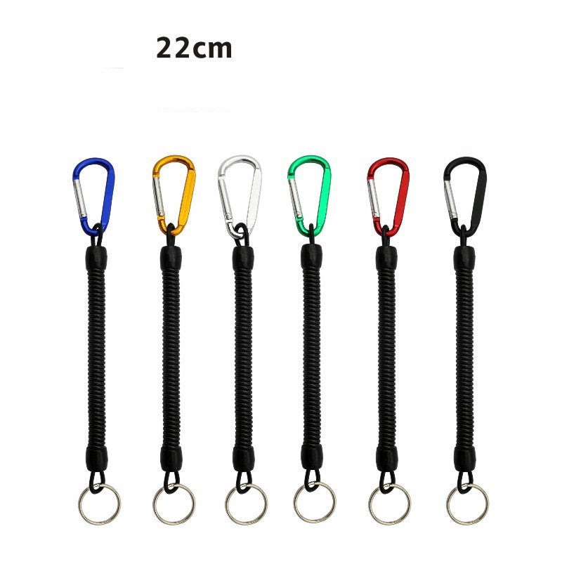 Carabiner spring rope