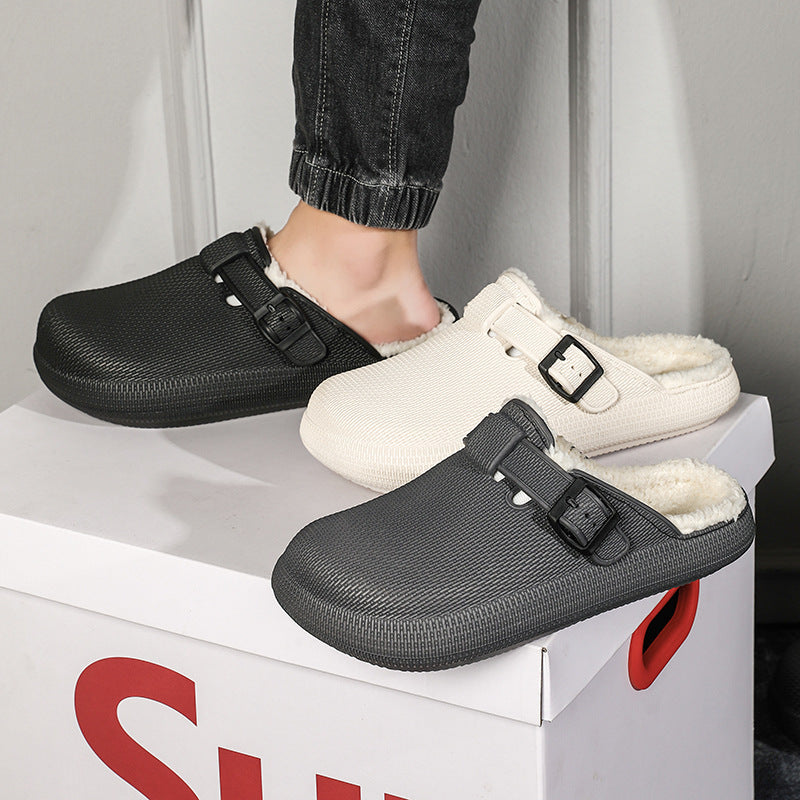 Autumn Travel Fleece-lined Slippers