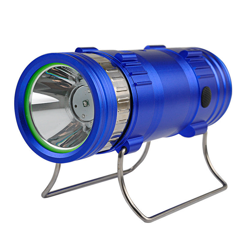High Power Waterproof Blue Flashlight