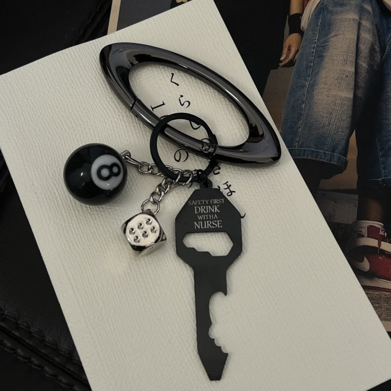 Oval Keychain Climbing Button Carabiner