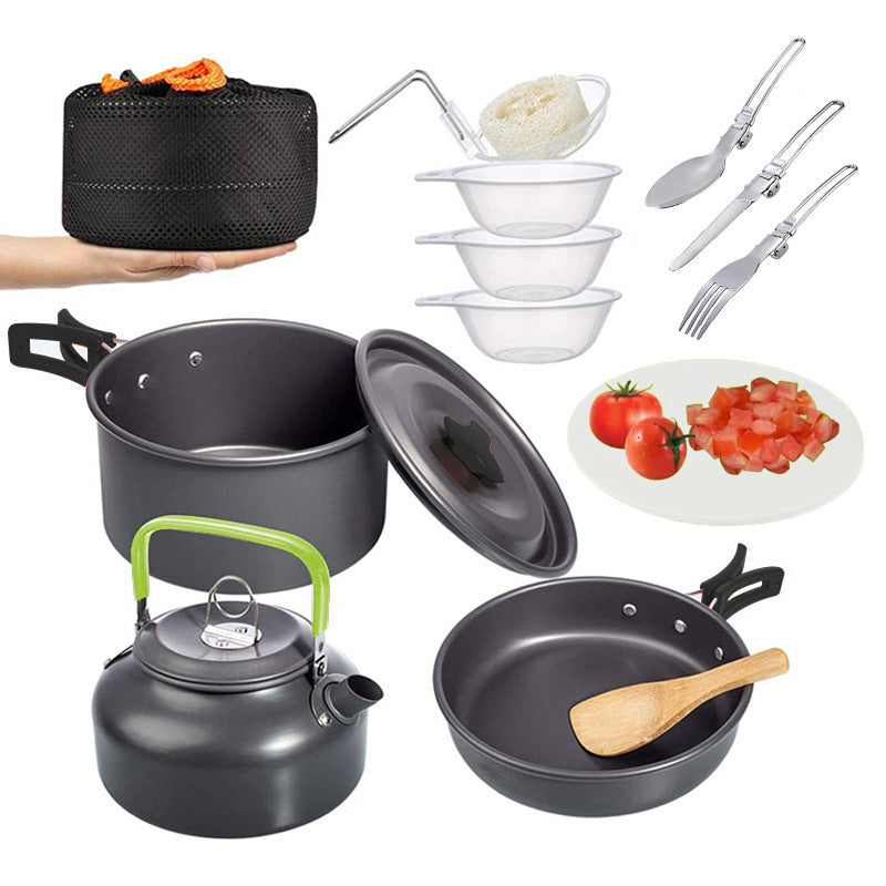 Camping Combination Pot Folding Mini Cookware