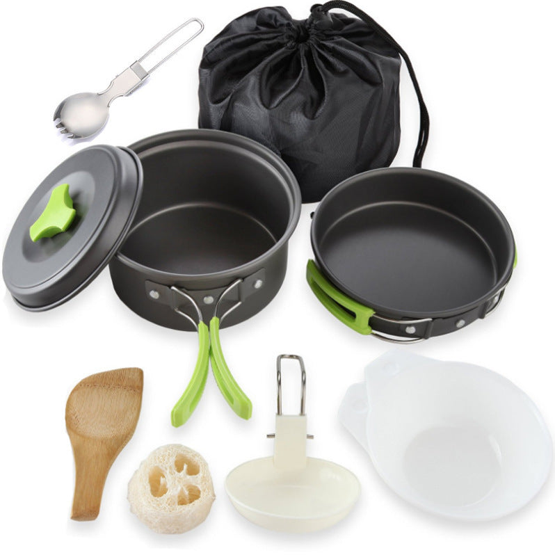 Outdoor cookware 1-2 people camping set