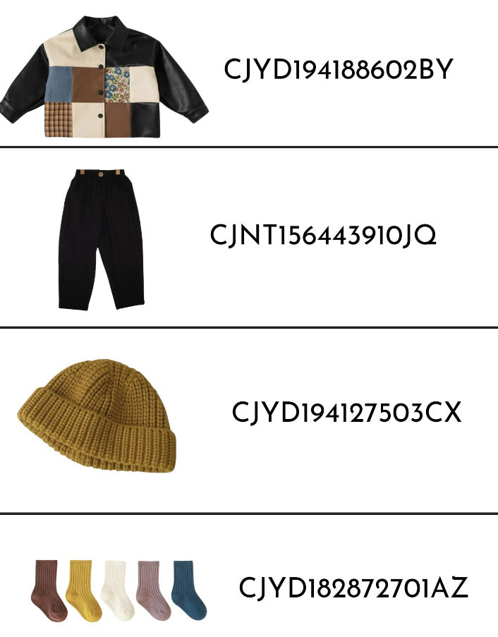 Baby Autumn And Winter Kids' Overcoat Boy's Leather