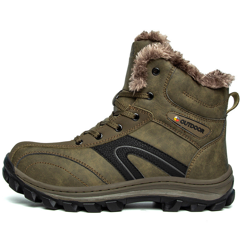 Cotton Velvet Warm Plus Size Hiking Boots