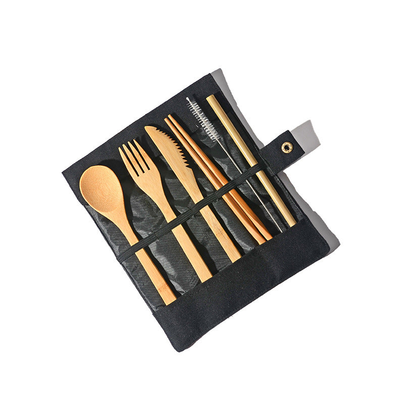 Bamboo Utensils Wooden Cutlery Set