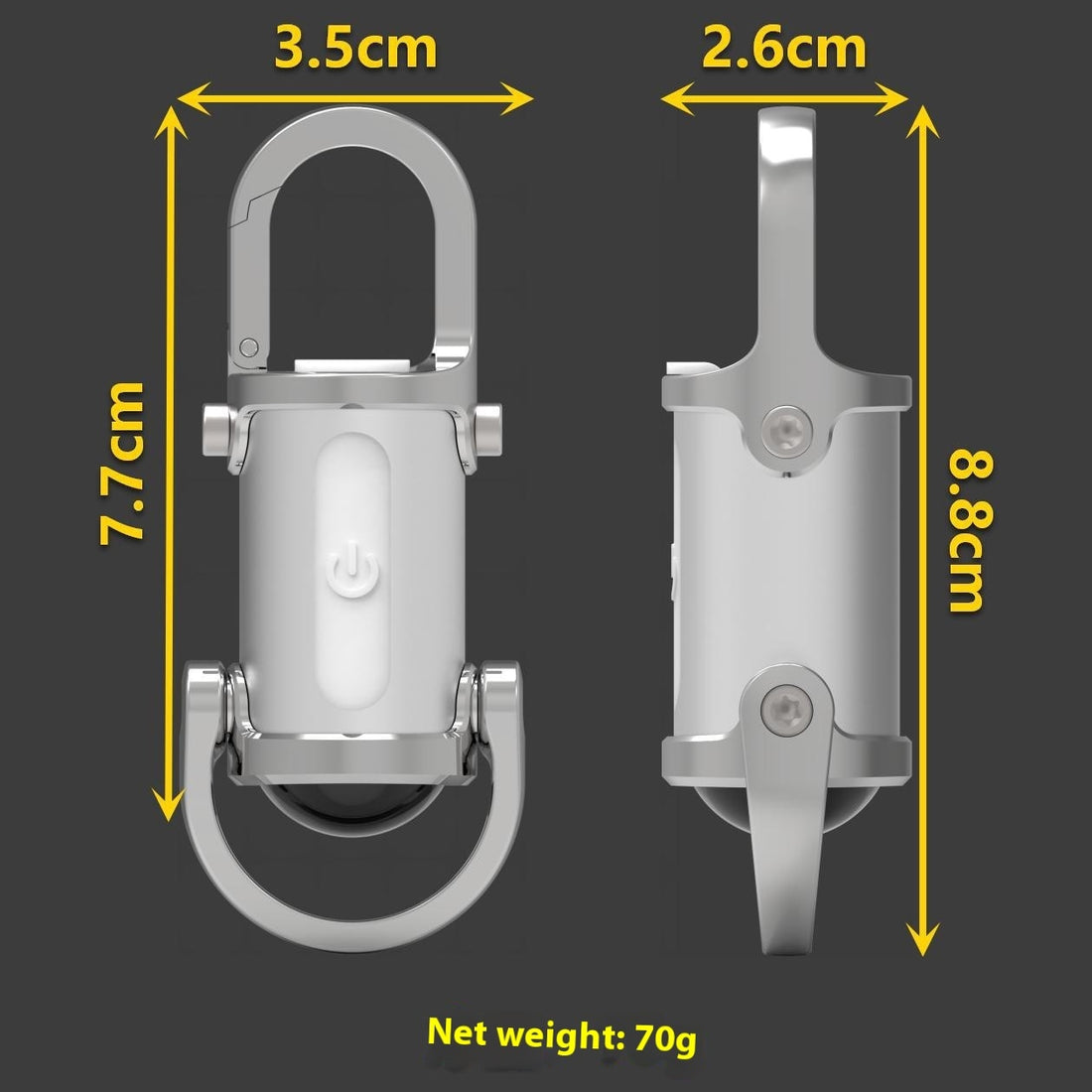 Keychain Flashlight Waterproof Lighting