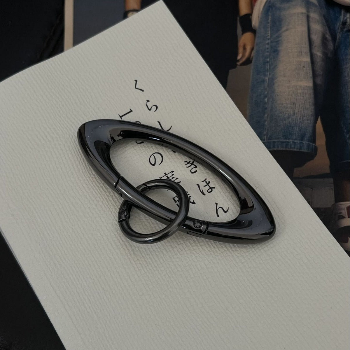 Oval Keychain Climbing Button Carabiner