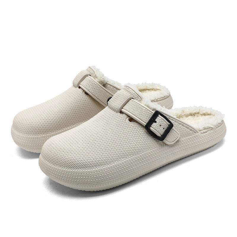 Autumn Travel Fleece-lined Slippers